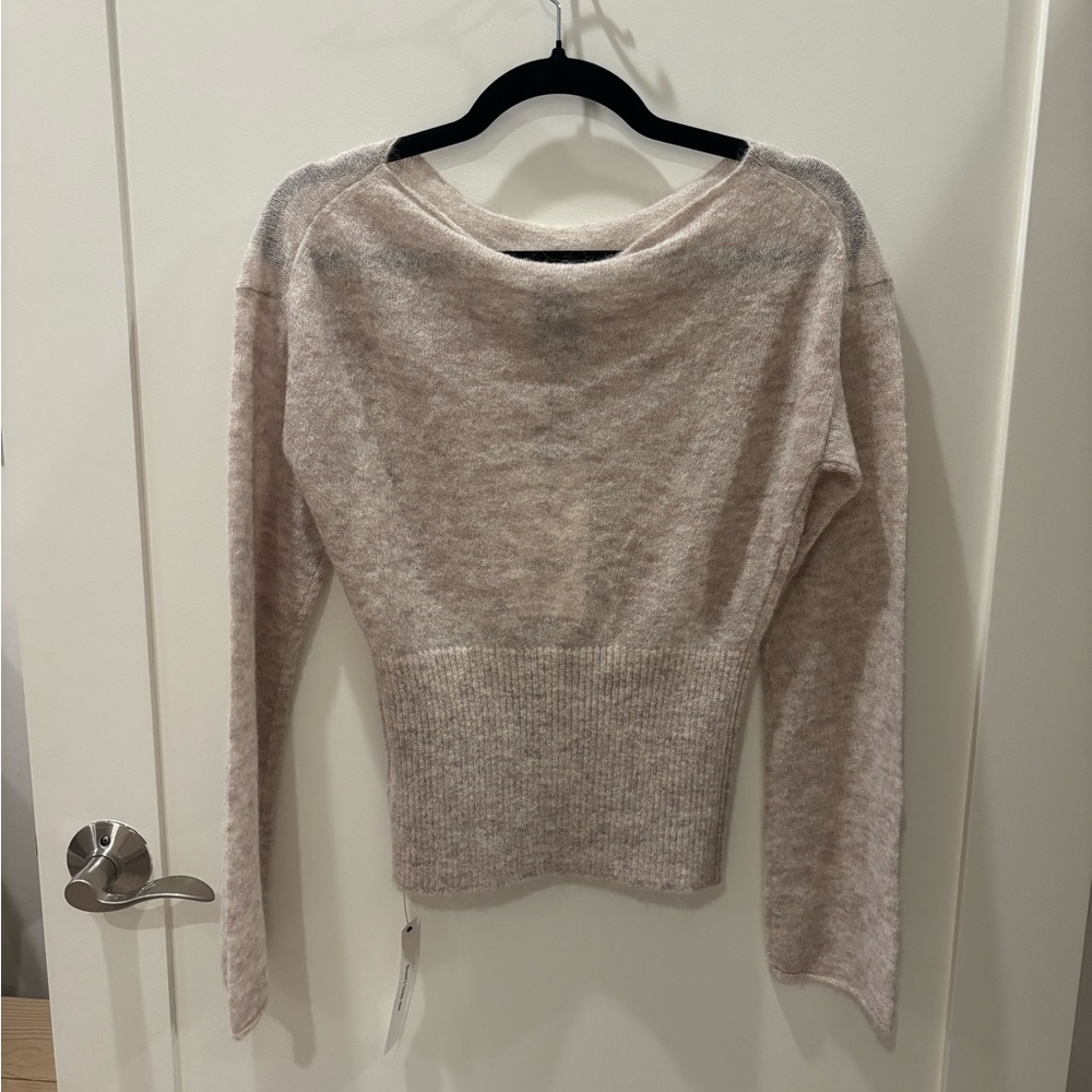 NWT Reformation Soren Sheer Alpaca Sweater Top - Picture 5 of 5